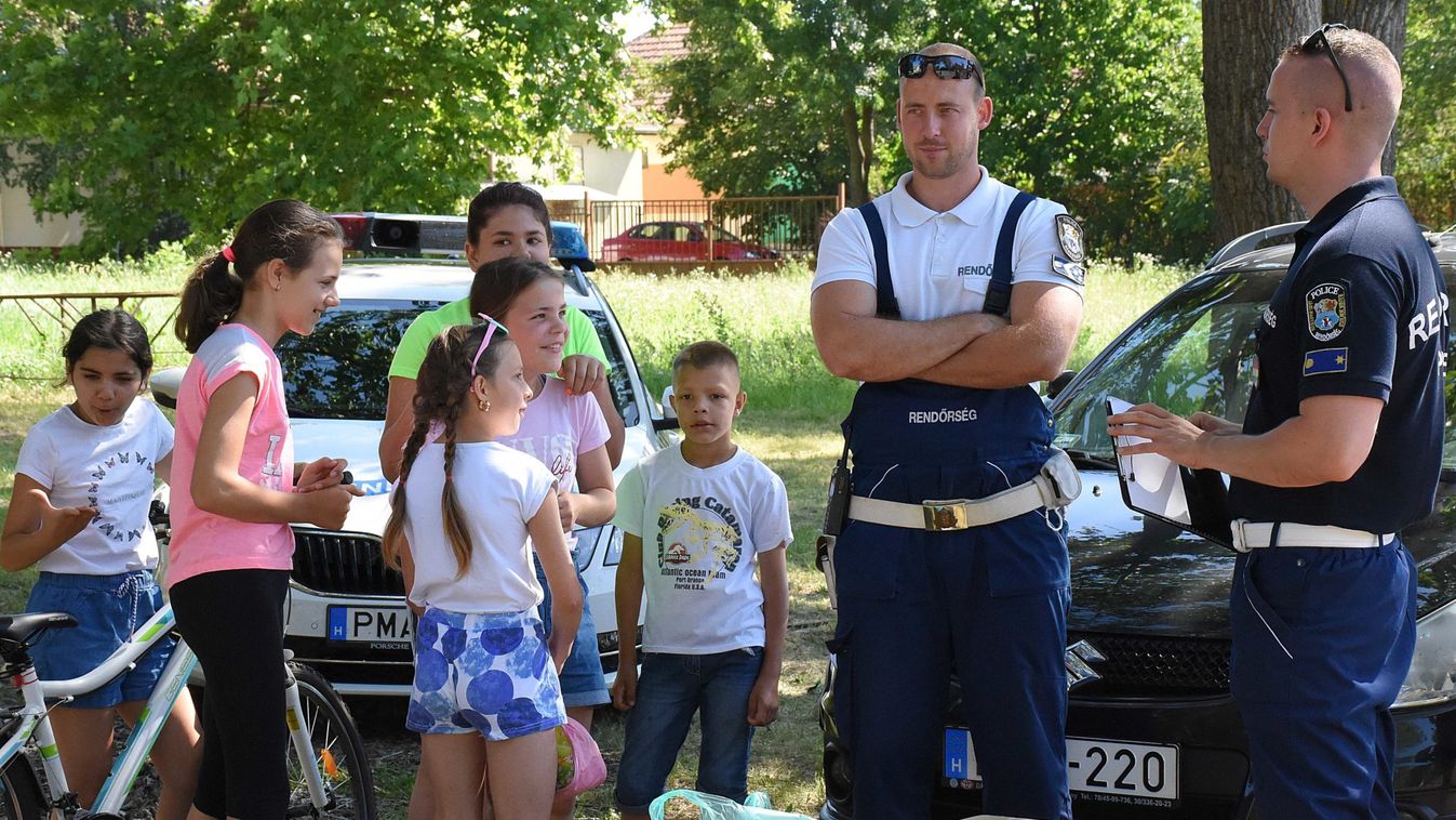 KRESZ-ből is vetélkedtek a felsőszentgyörgyi táborozó gyerekek