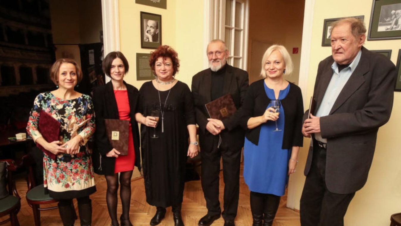 Színházművészeti díjakat adtak át a Bajor Gizi Színészmúzeumban