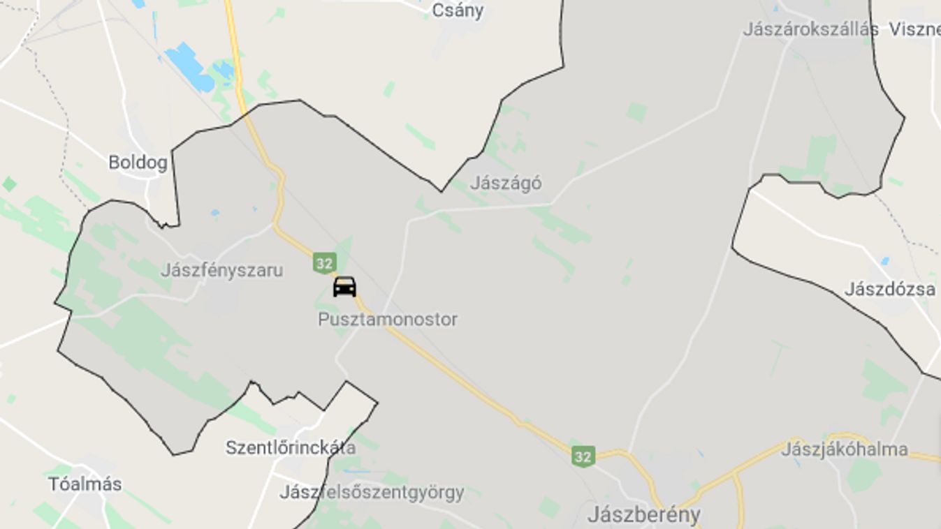 Három autó ütközött össze a 32-es főúton