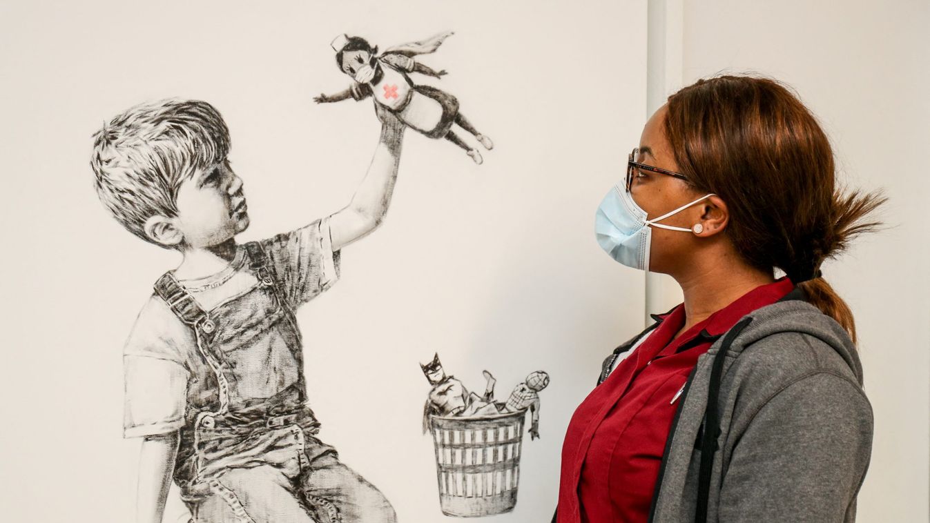 Csúcsot döntött Banksy ápolónős képe