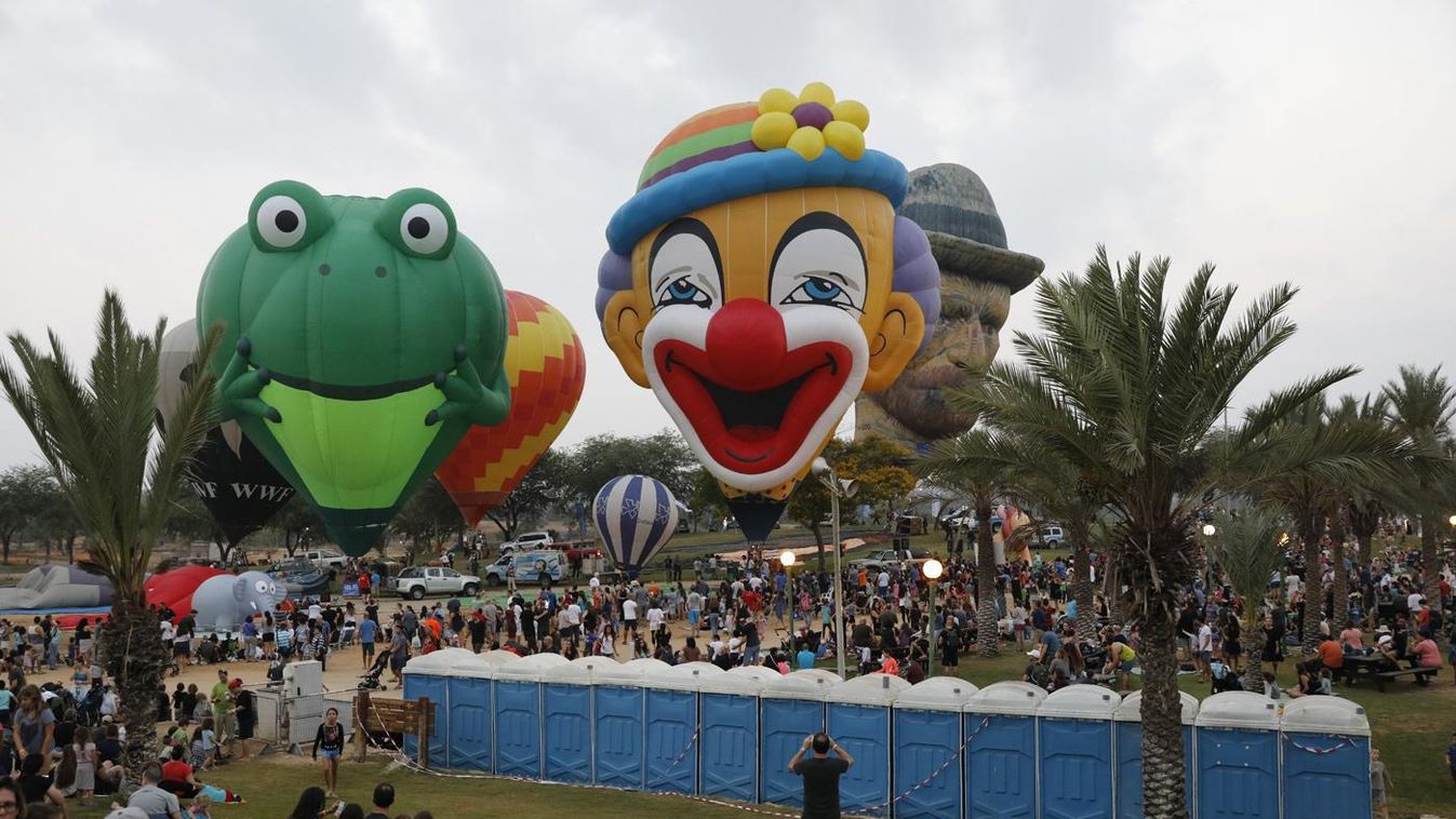 Hőlégballon-fesztivál Izraelben
