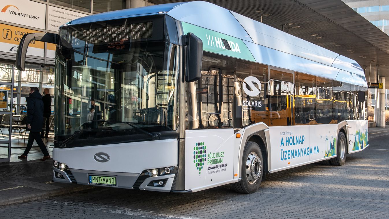 Hidrogénmeghajtású busz áll napi forgalomba a fővárosi agglomerációban