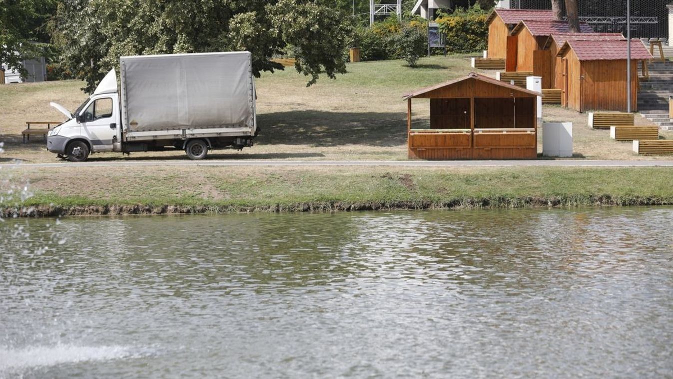 Kacsák helyett teherautó úszott a Békásban