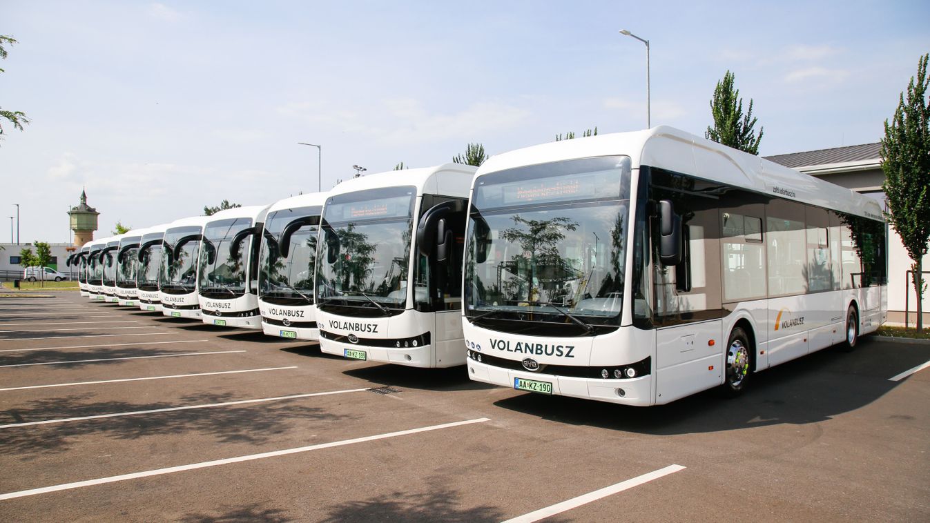 Zöldítette a flottát a Volánbusz Szolnokon is
