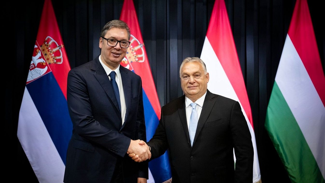 Orbán Viktor Szerbia elnökét fogadta