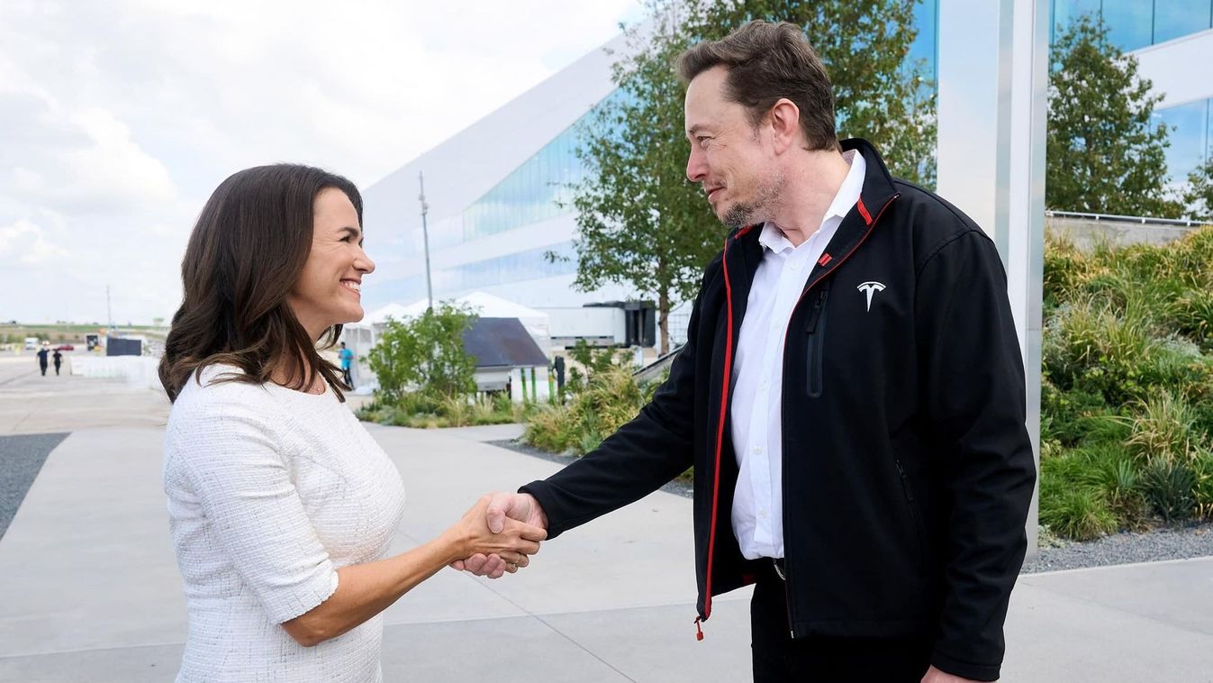 Elon Muskkal találkozott Novák Katalin Texasban