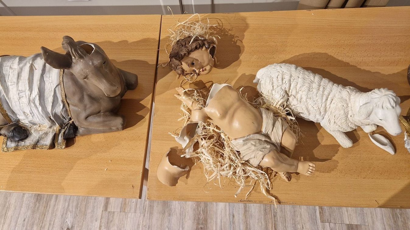 Két nap alatt kétszer rongálták meg a makói Betlehemet