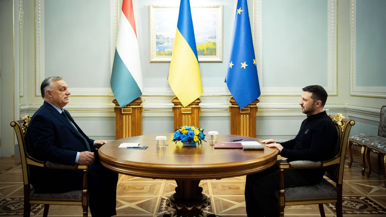 Orbán Viktor: nem meggyőzni akartam Volodimir Zelenszkijt, hanem tájékozódni az álláspontjáról