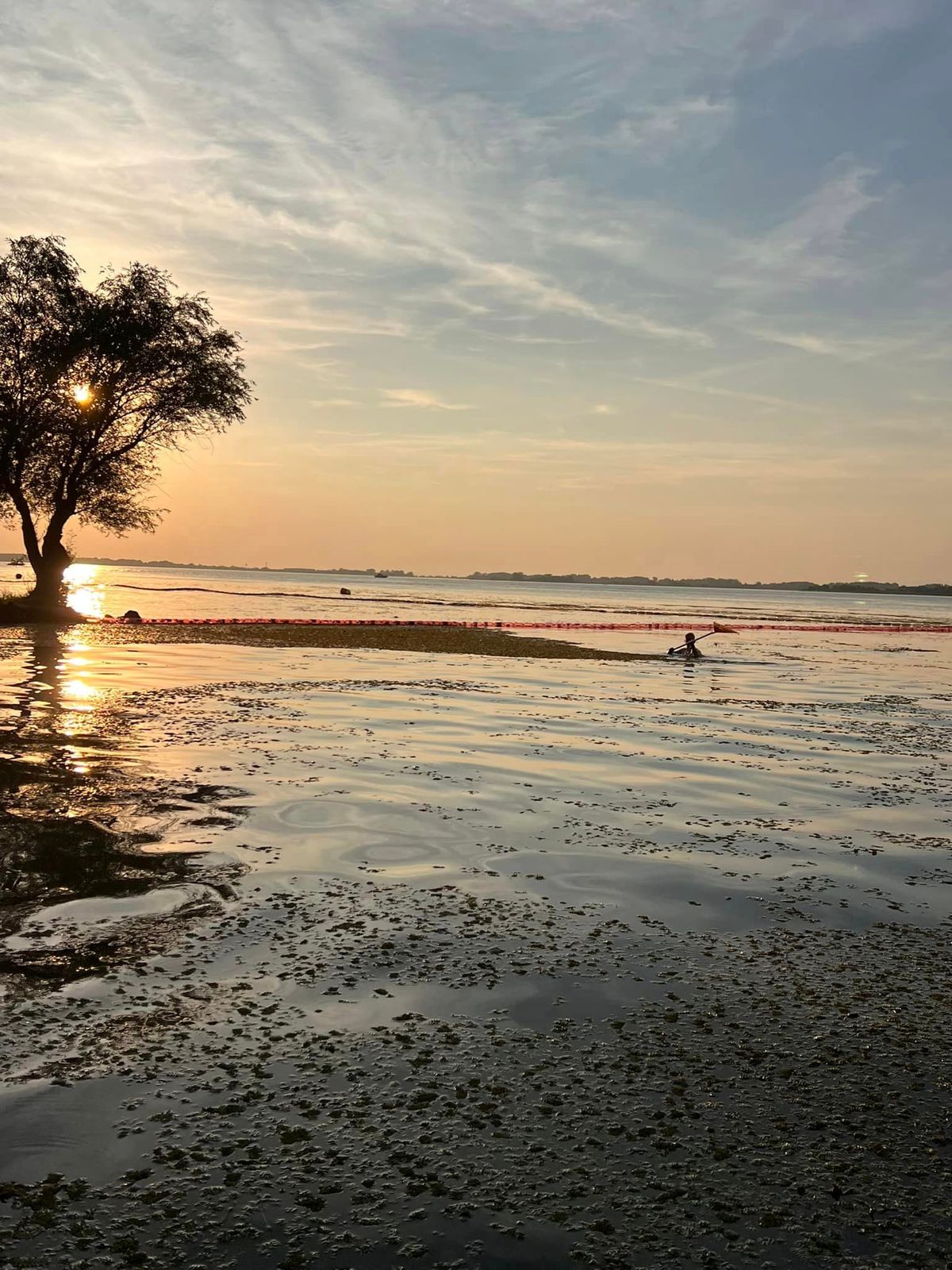 rejtélyes élőlény, strand, fürdő, Abádszalók, rucaöröm