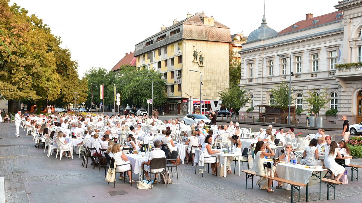 vacsora fehérben, szolnok