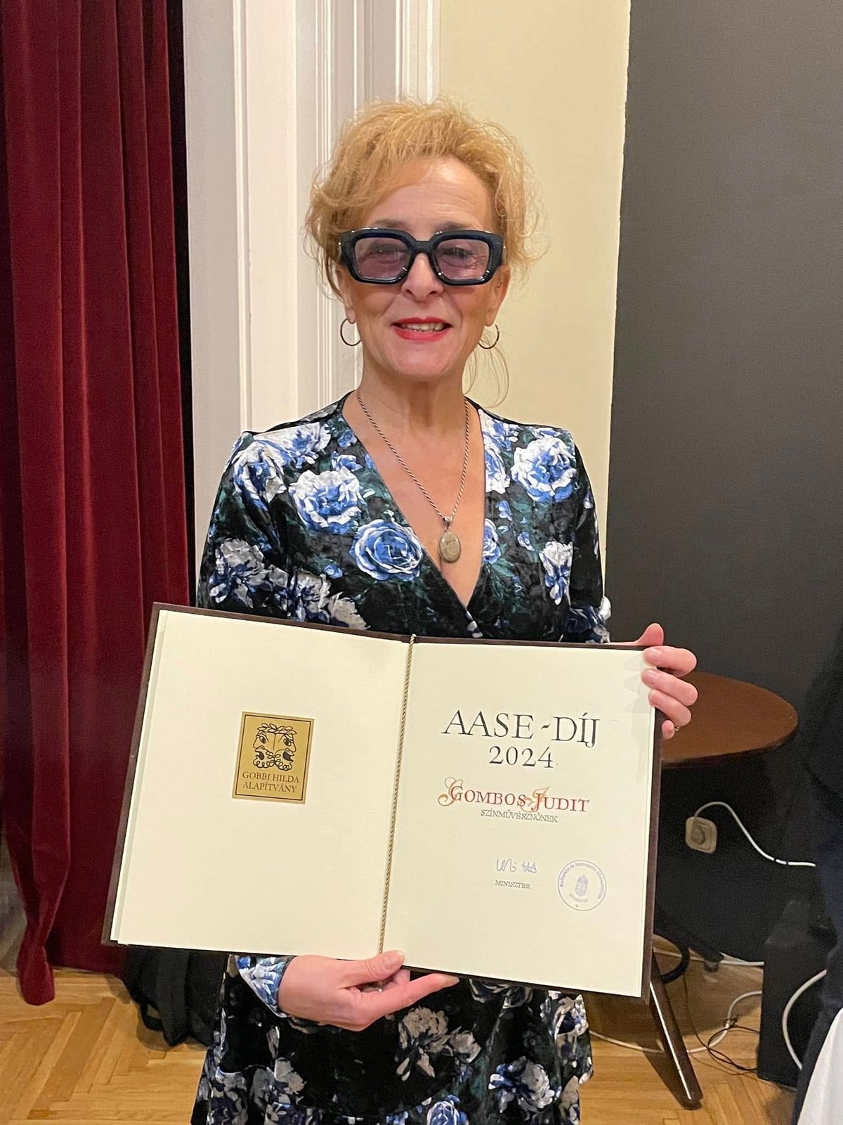 Gombos Judit elismerése