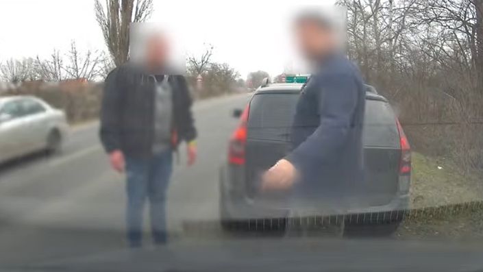 apára támadt sofőr