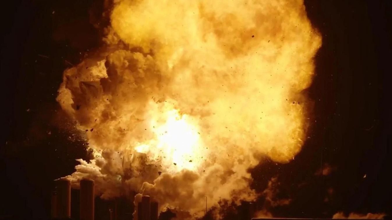 Egyetlen tűzgolyóvá robbant a SpaceX Starship űrrakétája – szuperlassított videó