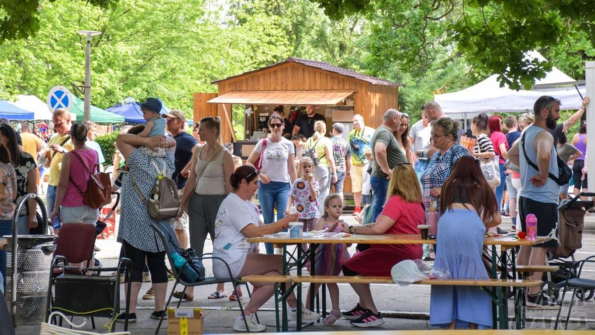 Váratlan vendég dobta fel a gyermeknapi zsibongást, rekordot döntöttek Martfűn