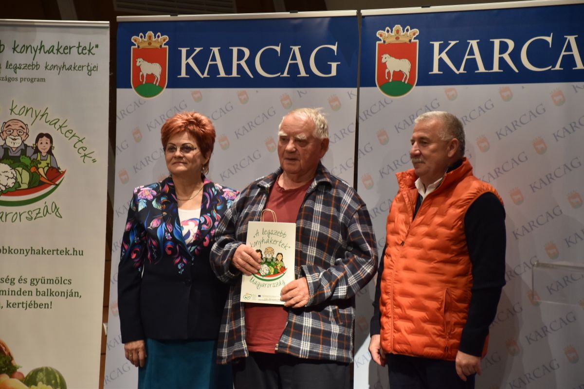 Díjazták a  „A legszebb konyhakertek” – Magyarország legszebb konyhakertjei országos program legjobbjait Karcagon.
