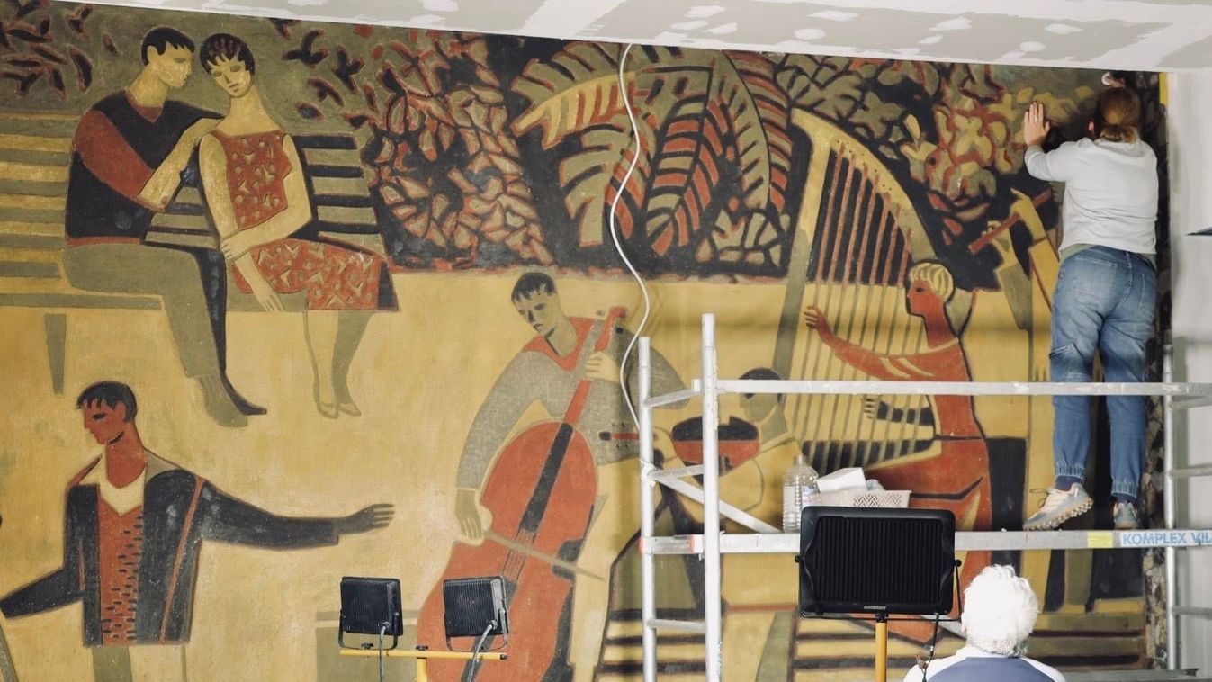 Újra megnyit a legendás szolnoki étterem, az értékes vakolatképet is megmentik